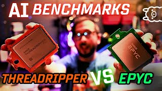 AI Server Thread Inference CPU Speed Impact  Threadripper vs EPYC [upl. by Jodie]