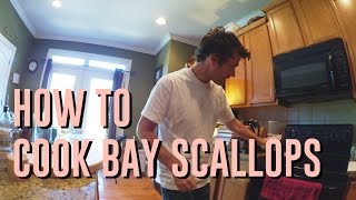 HOW TO COOK BAY SCALLOPS recipe quickie [upl. by Amis]