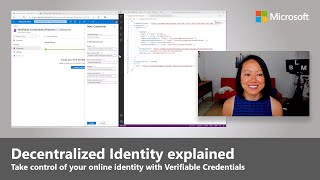 Verifiable Credentials Using Blockchain  Digital Identity  Microsoft Ignite 2020 [upl. by Hanej329]