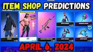 April 6th 2024 Fortnite Item Shop CONFIRMED  Fortnite Early Item Shop Prediction April 5th [upl. by Yklam30]