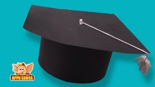 Learn to make a Graduation Cap  Arts amp Crafts [upl. by Rutherford567]