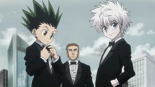 Gon and Killua run into Phinks and Feitan  shot on iPhone  Hunter X Hunter [upl. by Annola]