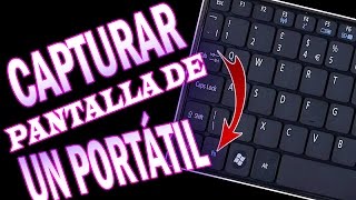 Como Capturar la Pantalla de un Portatil [upl. by Enilkcaj]