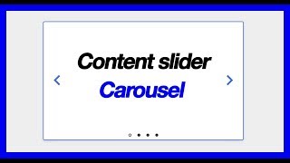 Episode 1 Carousel slider control with navigation and controls testimonial slider content slider [upl. by Asirrak]