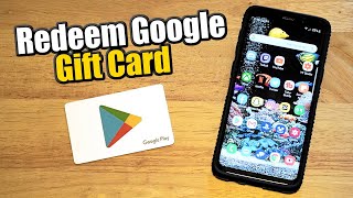 How to REDEEM Google Play Gift Card on Android Phone or Tablet Easy Method [upl. by Ettolrahs]