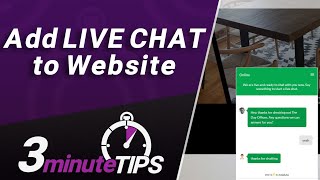 Add Live Chat to Website with Tawkto in less than 200 SECONDS Best FREE Online Chat Software [upl. by Ociredef]