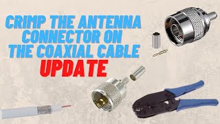 Antennenstecker an Koaxialkabel crimpen UPDATE [upl. by Oiragelo791]