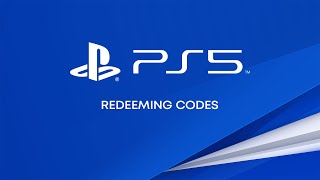 Redeeming Codes on PS5 Consoles [upl. by Anerak]