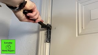 How To Fix A Sticky Exterior Door  3 Easy Fixes [upl. by Enidlareg]