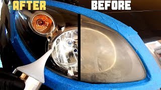 How To Restore Headlights PERMANENTLY  Headlight Atomizing Cup [upl. by Frasch]