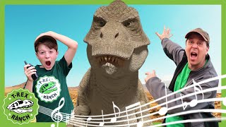 Hail T Bone the Giant T Rex King TRex Ranch Dinosaur music [upl. by Gnanmas496]