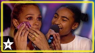 Alesha Dixon Breaks Down Watching 14 Year Old Singer on Britains Got Talent  Kids Got Talent [upl. by Nuriel]