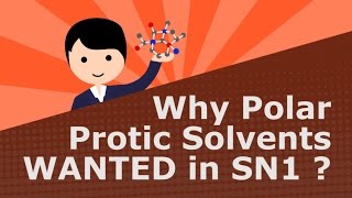 Why Polar Protic Solvents WANTED in SN1 Lightboard [upl. by Womack428]