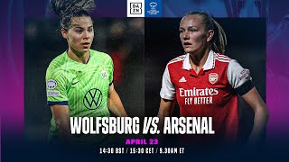 VfL Wolfsburg  Arsenal  UEFA Women’s Champions League 202223 Halbfinale Hinspiel Ganzes Spiel [upl. by Juta]