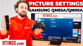 Samsung QN85A amp QN90A 2021  TV Picture Settings [upl. by Rossuck]