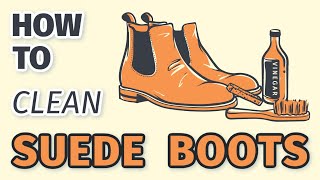 How to CLEAN SUEDE Boots in 4 Easy Steps  BootSpy [upl. by Joshuah]