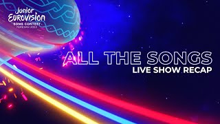 Official Recap  LIVE SHOW  Junior Eurovision Song Contest 2022 [upl. by Asus]