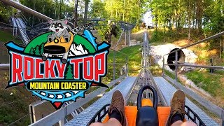 Rocky Top Mountain Coaster On Ride POV  Pigeon Forge Tennessee [upl. by Etnuaed]