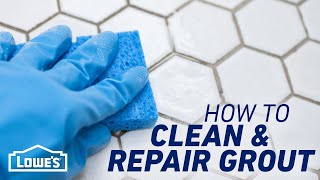 How To Clean amp Repair Grout [upl. by Solracsiul23]