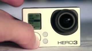 Basic GoPro Hero3 set up for complete beginners [upl. by Ainud]