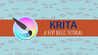 A Very Basic Krita Tutorial [upl. by Naneek548]