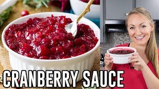 How to Make Cranberry Sauce [upl. by Kalinda]