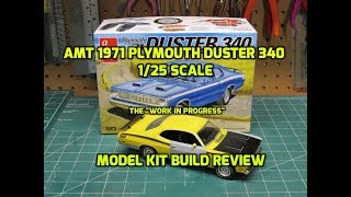 1965 Ford Galaxie 427 Jolly Green Gasser Drag Car 125 Scale Model Kit Build Review Painting AMT [upl. by Deppy]