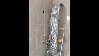 DIY Installing amp Testing Shower Panel Tower System [upl. by Veronica]