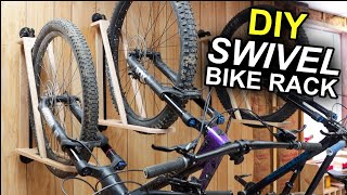 How to build a Wooden Swivel Bike Rack [upl. by Baelbeer61]