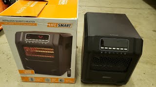 Life Smart Infraed Quartz Heater Review [upl. by Musette]