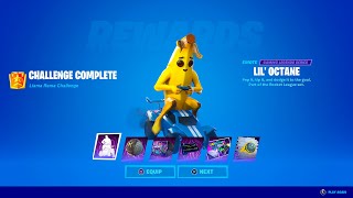 How to Unlock All Rocket League Rewards in Fortnite All Llama Rama Challenges [upl. by Chuah521]