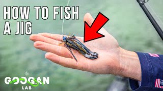 HOW TO FISH A JIG  BASS FISHING BASICS [upl. by Anuahsar413]