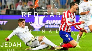 Process Tackling Red Card Valverde to Morata Final Supercopa [upl. by Uos]