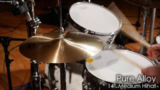 Meinl Cymbals PA14MH Pure Alloy 14quot Medium Hihat [upl. by Tsyhtema498]