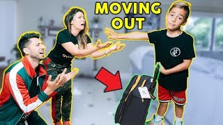 Telling My Parents Im MOVING OUT PRANK Bad Idea  The Royalty Family [upl. by Olnee]