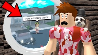 I Had To HIDE From A Stalker And He Broke Into My Home Roblox [upl. by Harry698]