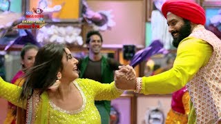 Bigg Boss 13 Shehnaaz Gill And Siddharth Shukla Break Into Bhangra Dance For The Finale [upl. by Anileuqcaj482]