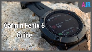 The Garmin Fenix 6 guide 16 tips for settings maps music battery data screens and Connect IQ [upl. by Anaib]