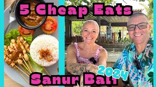 SANUR CHEAP EATS 2024 [upl. by Georgeanna]