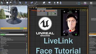 Metahuman Live Face Tracking LiveLink facial tracking in Unreal Engine tutorial [upl. by Franzoni]