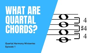 What are Quartal Chords [upl. by Aelsel499]