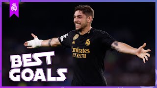 Fede Valverde’s BEST Real Madrid GOALS [upl. by Elletsirk]