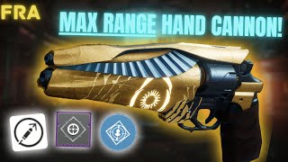 Igneous Hammer Max Range God Roll New Adept Trials Handcannon PvP Gameplay [upl. by Halet]