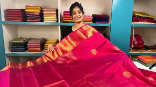 Kanchipuram Traditional Pure silk Sarees [upl. by Akilak]