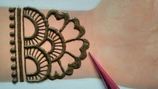 Mehndi Design Arabic Style [upl. by Drwde13]