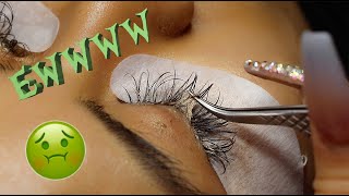 How to Deep Clean Clients Dirty Lashes [upl. by Ruder438]