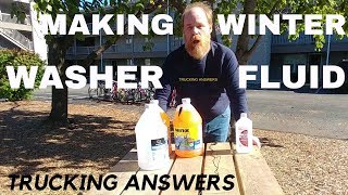 How to make your own WINTER WINDSHIELD WASHER FLUID that WONT FREEZE [upl. by Lydell]