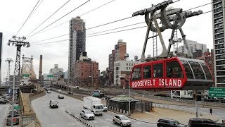 Riding The Roosevelt Island Tramway In New York City [upl. by Giustino289]