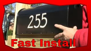 How To Install A New Mailbox And Wooden Post [upl. by Margarida145]