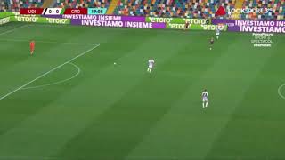 Udinese vs Crotone 10 Ignacio Pussetto GOAL [upl. by Enellek]